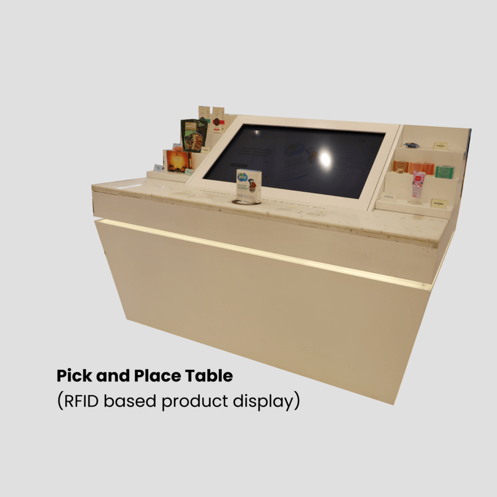 Pick and place Table cutout